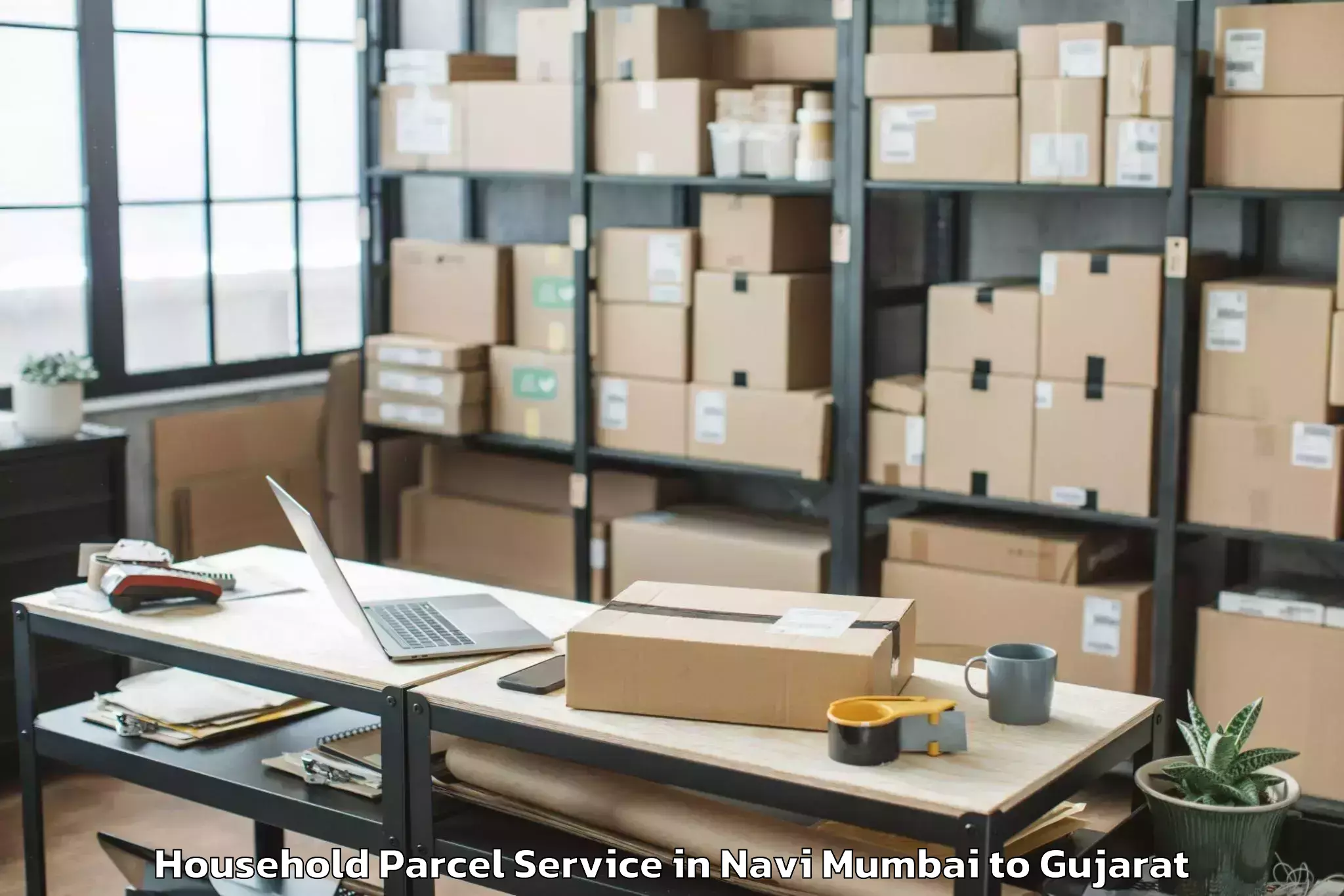 Affordable Navi Mumbai to Dohad Household Parcel